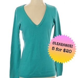 💝 New York & Company Teal Pullover Sweater
